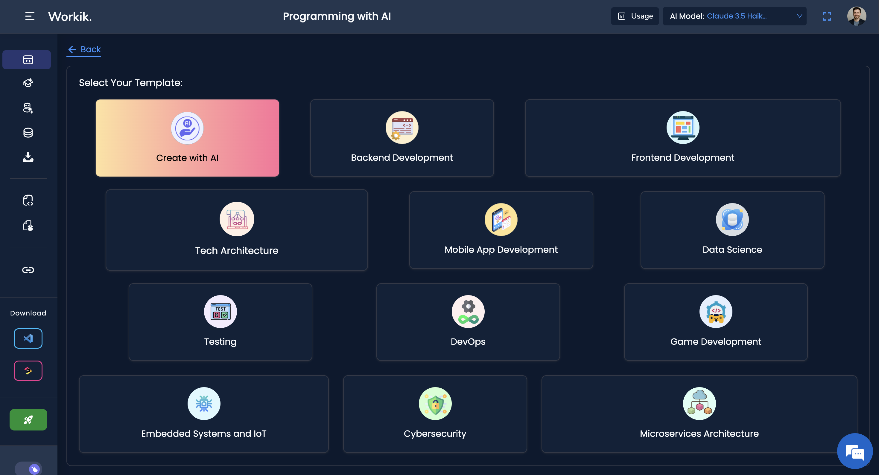AI Code snippet generation